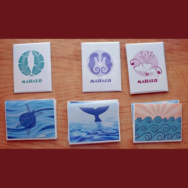 Note Cards - Singles, by Kauai Design , Cards - Kauai Design, The Kauai Store
