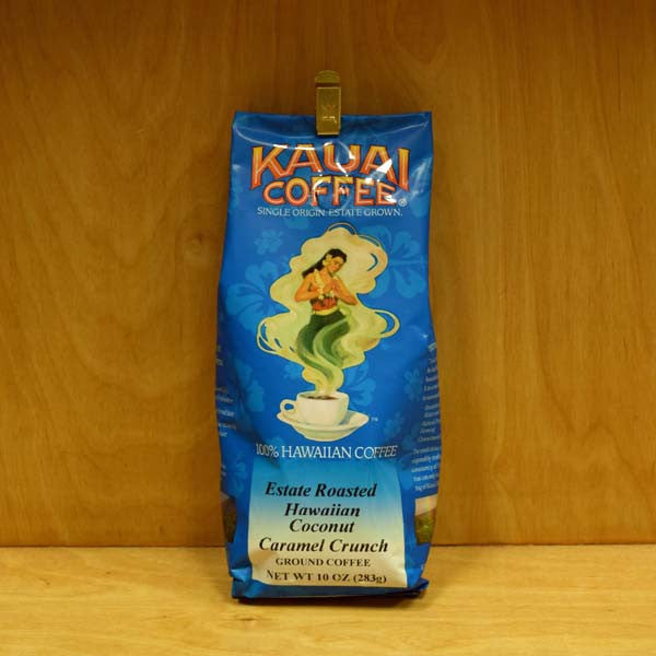 Estate Roasted Kauai Coffee - Hawaiian Coconut Caramel Crunch - 10 Oz, by Kauai Coffee , Coffee - Kauai Coffee, The Kauai Store
