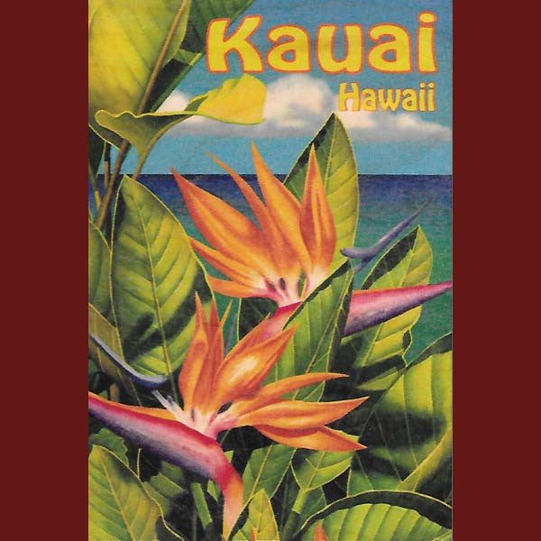 Wooden Kauai Postcard - Bird of Paradise, by Hawaiian Woody's , Home - Hawaiian Woody's, The Kauai Store
 - 1