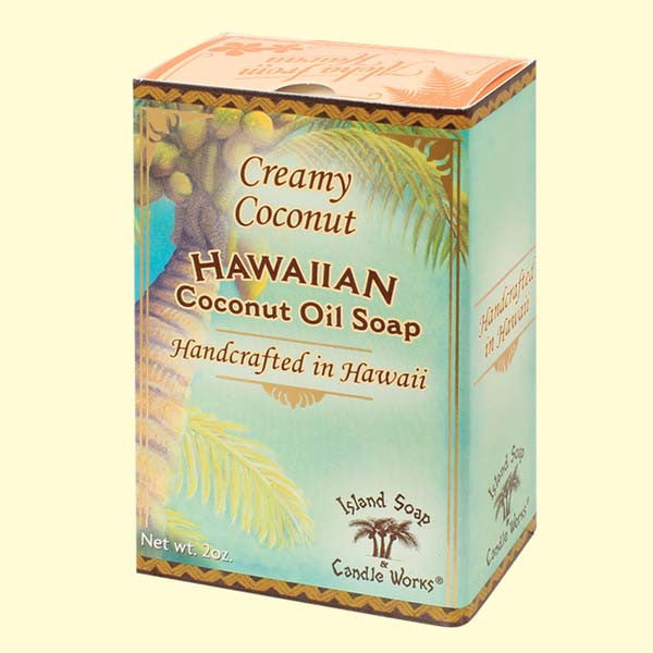 Coconut Oil Soap - Creamy Coconut, 2 oz. by Island Soap & Candle Works , Soap - Island Soap & Candle Works, The Kauai Store
