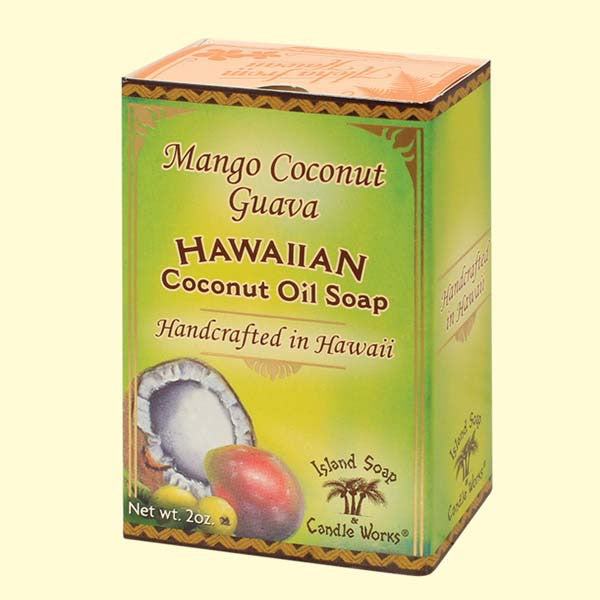 Coconut Oil Soap - Mango Coconut Guava, 2 oz. by Island Soap & Candle Works , Soap - Island Soap & Candle Works, The Kauai Store
