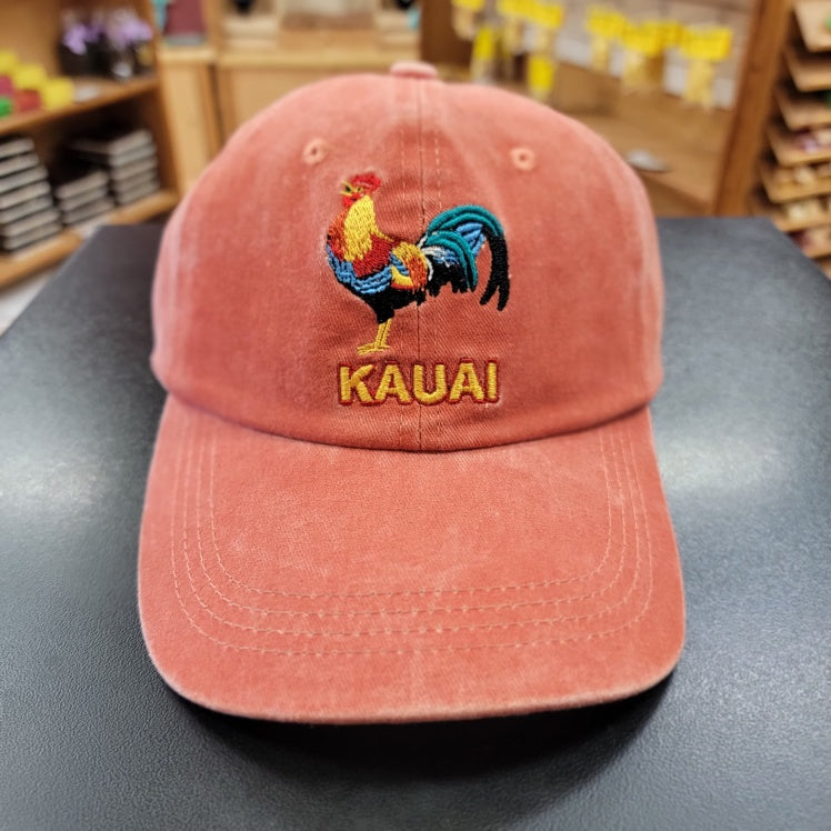 Hat - Kauai Chicken - Salmon, by Island Creations – The Kauai Store