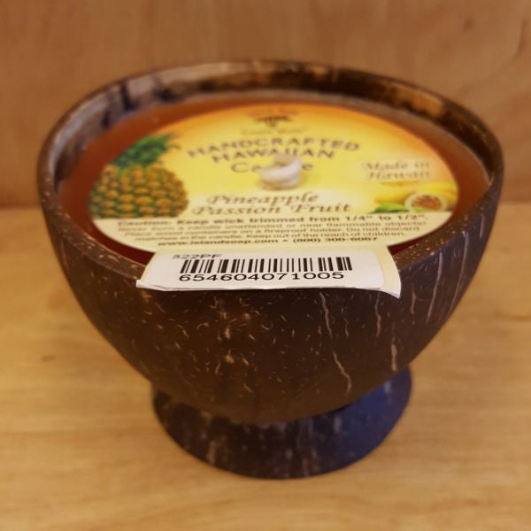 Coconut Cup Candle - Pineapple Passion Fruit, by Island Soap and Candle Works , Beauty - Island Soap & Candle Works, The Kauai Store

