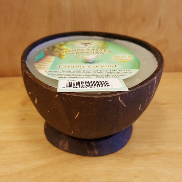 Coconut Cup Candle - Creamy Coconut, by Island Soap & Candle Works , Candle - Island Soap & Candle Works, The Kauai Store
