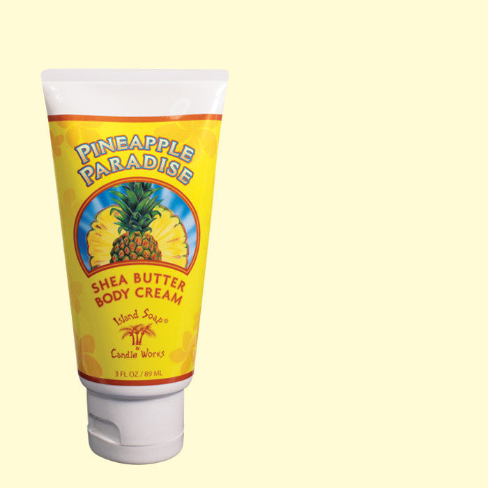 Shea Butter Body Cream - 3 oz. Pineapple Paradise, by Island Soap & Candle Works , Beauty - Island Soap & Candle Works, The Kauai Store
 - 1