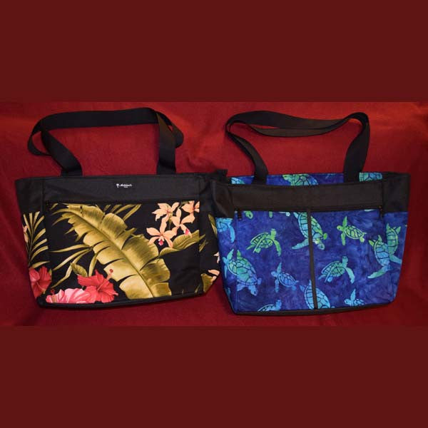 Large Sized Zipper Bag, by Mailelani's , Accessories - Mailelani's, The Kauai Store
 - 1