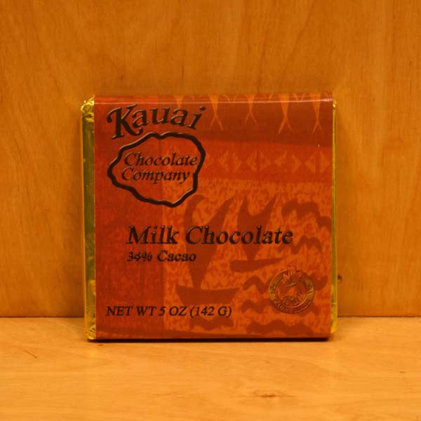 Chocolate Bar - 34% Cacao Milk Chocolate, by Kauai Chocolate Company , Chocolate - Kauai Chocolate Company, The Kauai Store
