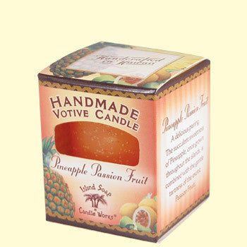 Votive Candle - Pineapple Passion Fruit, by Island Soap & Candle Works , Candle - Island Soap & Candle Works, The Kauai Store
